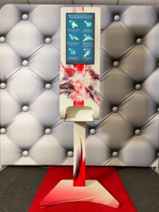 branded hand sanitizer dispenser Abstract Design