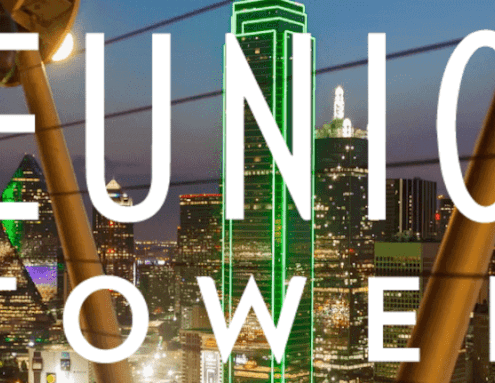 reunion tower photo booth