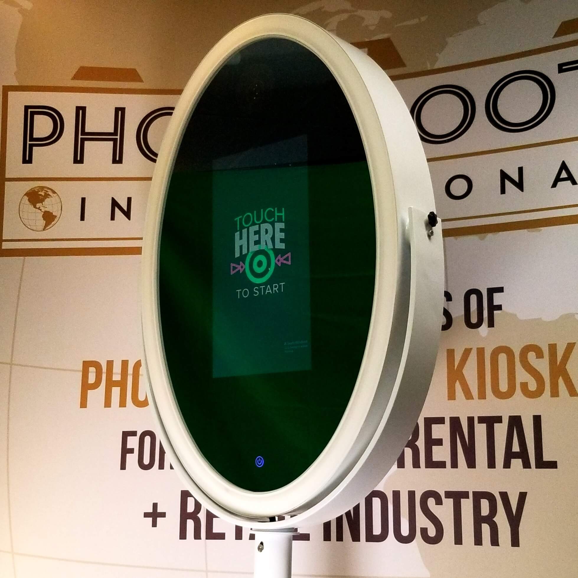 The Oval Mirror Photobooth Portable Photo Booth Oval Mirror Photo Booth Business