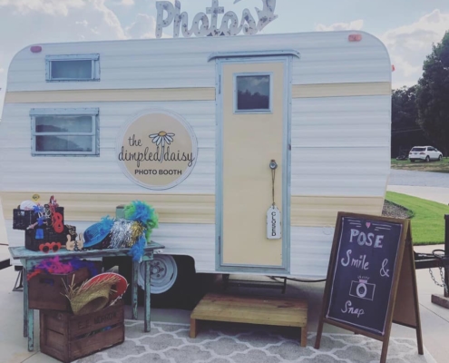 Connie Plilips, Setup Sunday was a huge success for The Dimpled Daisy Photo Booth!! We were a spotlight for Dressing Dreams of Hartwell photo shoot