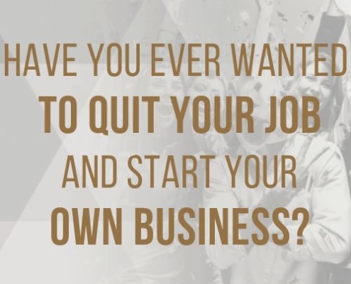 quit your job and start your own business blog post main