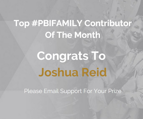 Contributor of The Month Joshua Reid