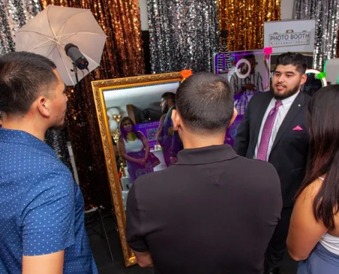 Promoting photo booth for events at a conference